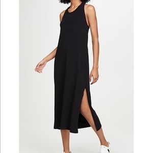 SUNDRY Twisted Racerback Jersey Midi Dress